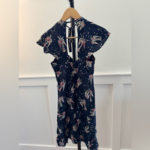 Kate Moss x Top Shop dress with swallow pattern - Picture 3 of 6